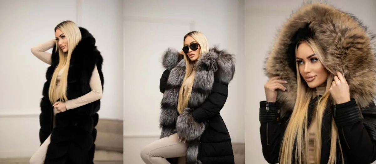 Naiste Karusnahkmantli Kollektsioon - Elegantne Naaritsnahk